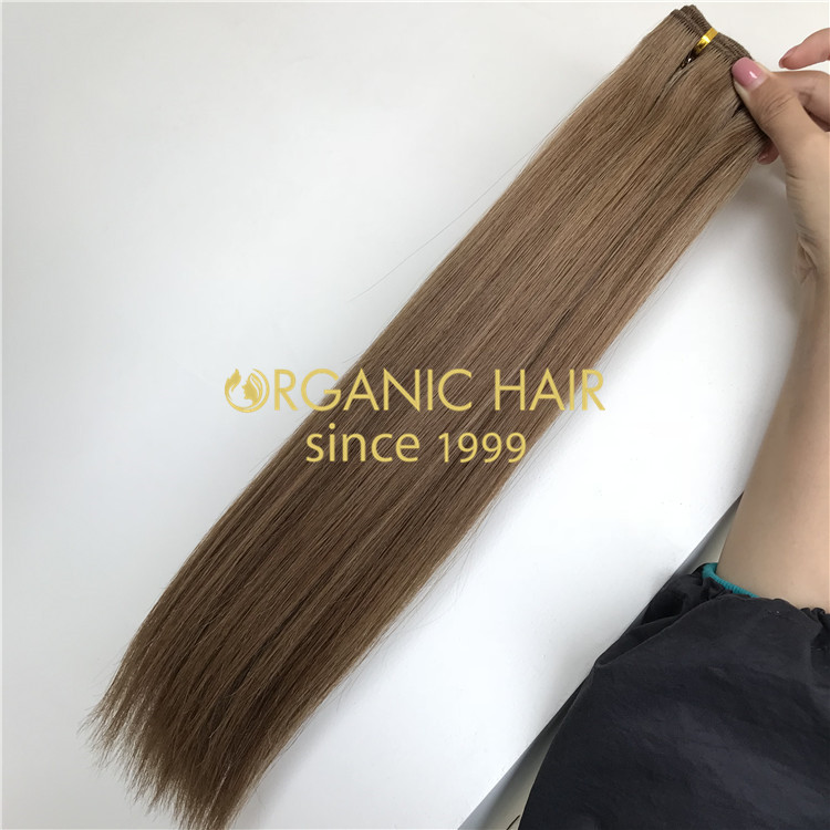 Slavic hair wefts with full cuticle H186